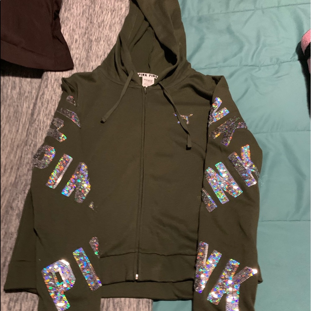 Victoria Secret Pink Zip Up Hoodie